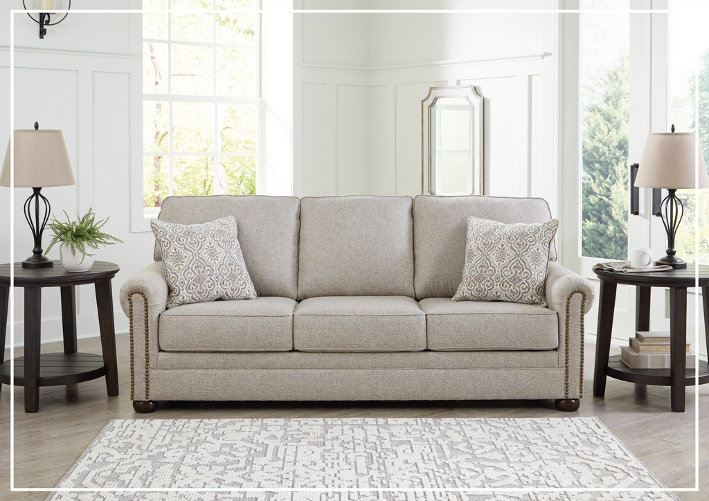 Gio Italia Garrison Fabric 3-Seater Sofa