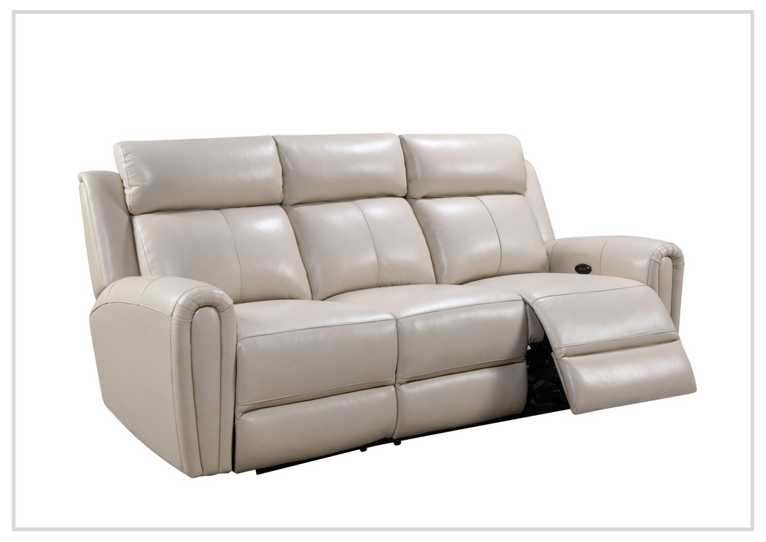 Gio Italia Jaspero Power Leather 3 Seater Sofa