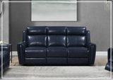 Gio Italia Jaspero Power Leather 3 Seater Sofa