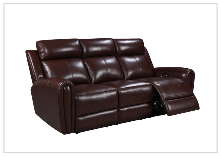 Gio Italia Jaspero Power Leather 3 Seater Sofa