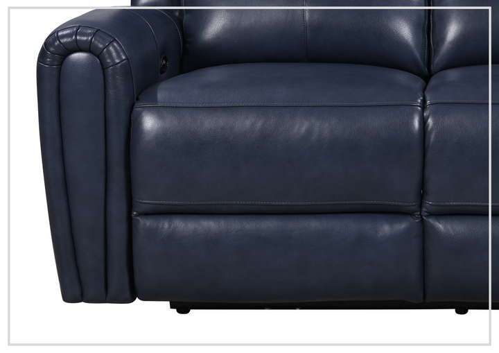 Gio Italia Jaspero Power Reclining Leather 2 Seater Sofa