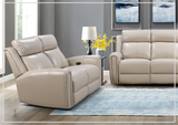 Gio Italia Jaspero Power Reclining Leather 2 Seater Sofa