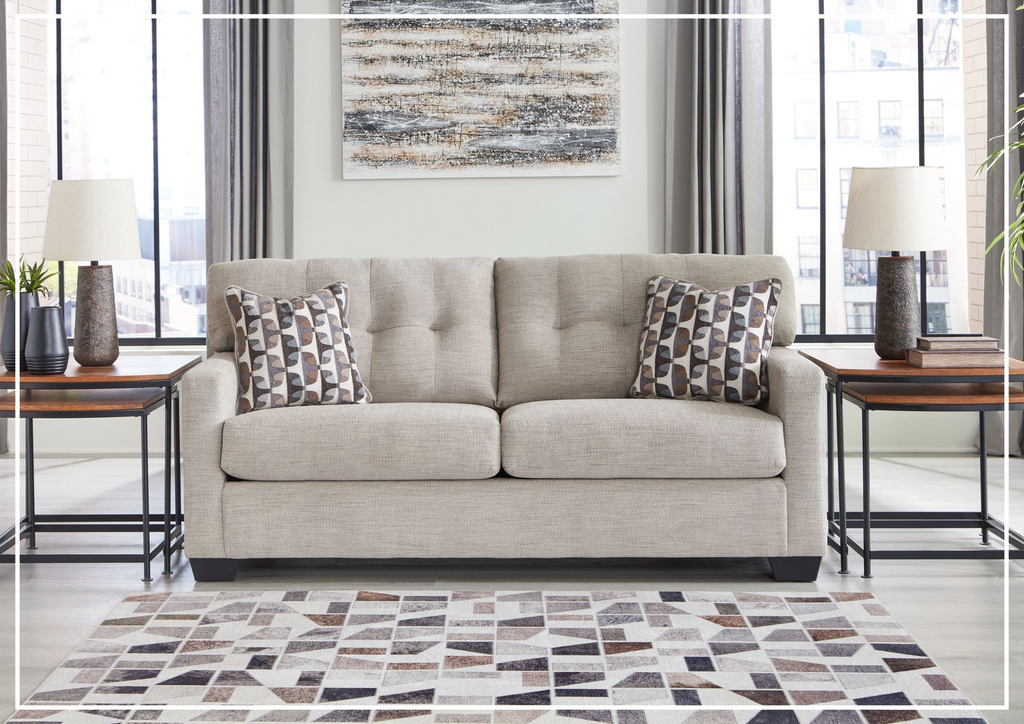 Gio Italia Marston Fabric Sofa In Light and Dark Color Options