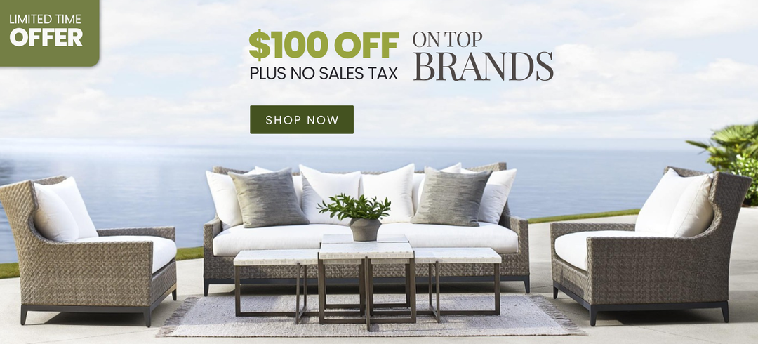 $100 off on all furniture. use code 100off