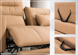 Klaussner Alessandro Genuine Leather Power Recliner Sofa