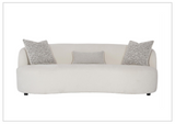 Bernhardt Elle 3-Seater Fabric Sofa in White