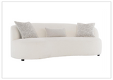 Bernhardt Elle 3-Seater Fabric Sofa in White