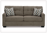 Gio Italia Marston Fabric Sofa In Light and Dark Color Options