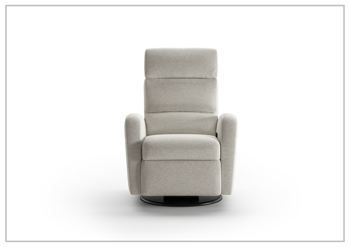 Sloped Fabric Power Recliner Chair in Power and Manual Options