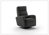 Sloped Fabric Power Recliner Chair in Power and Manual Options