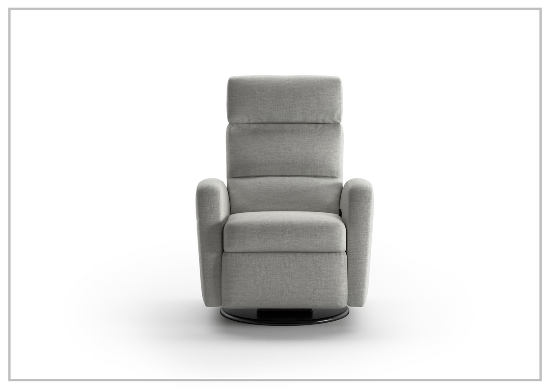 Sloped Fabric Power Recliner Chair in Power and Manual Options