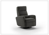 Sloped Fabric Power Recliner Chair in Power and Manual Options