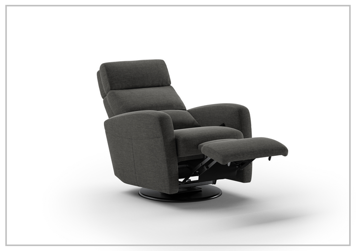 Sloped Fabric Power Recliner Chair in Power and Manual Options