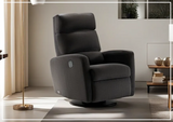 Sloped Fabric Power Recliner Chair in Power and Manual Options