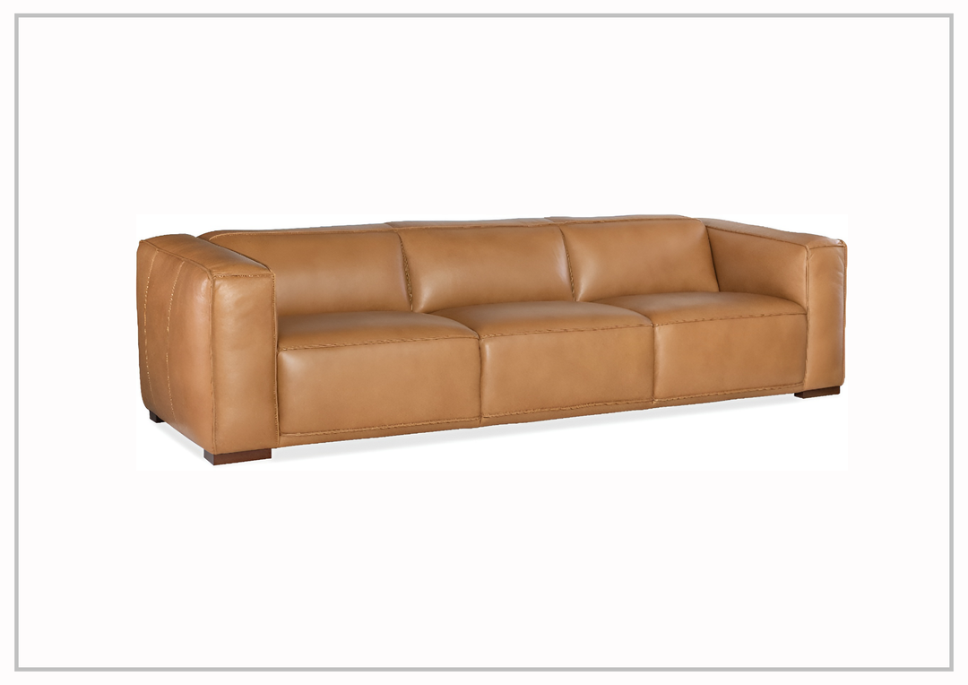 Hooker Furniture Living Room Maria 3 seater clay brown Sofa