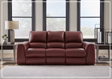 Adriano Premium Leather Dual Power Reclining Sofa-Sofabed