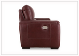 Adriano Premium Leather Dual Power Reclining Sofa-Sofabed