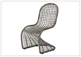 Coastal Living Outdoor Del Mar Dining Chair with Brindle Wicker Finish