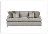 Universal Furniture Emmerson Fabric 3-Seater Sofa in Maverick Silver with Pillows