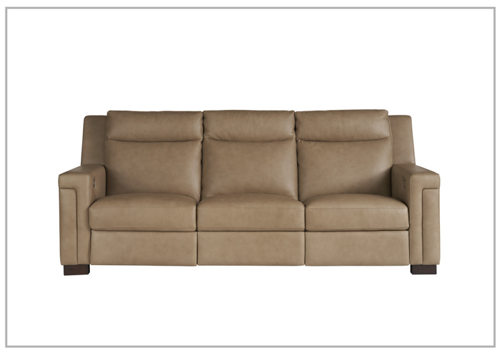 Universal Furniture Mixon 3-Seater Leather Reclining Sofa in Two Colors