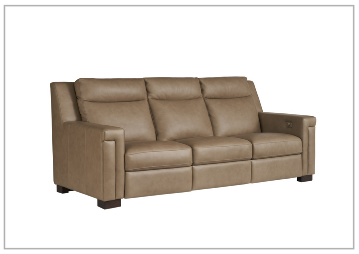 Universal Furniture Mixon 3-Seater Leather Reclining Sofa in Two Colors