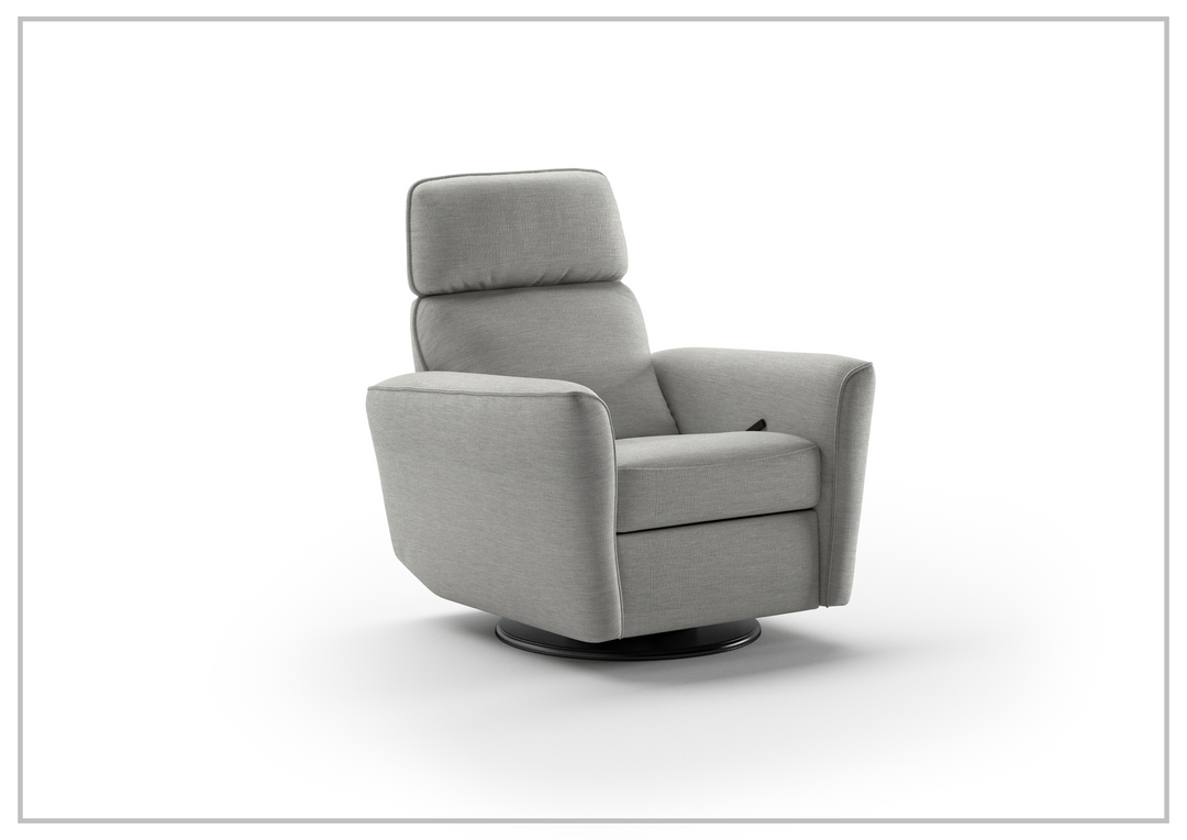 Welted Fabric Power Recliner Chair in Power and Manual Options