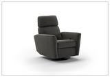 Welted Fabric Power Recliner Chair in Power and Manual Options