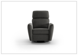 Welted Fabric Power Recliner Chair in Power and Manual Options