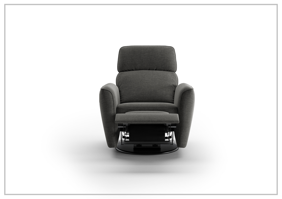 Welted Fabric Power Recliner Chair in Power and Manual Options