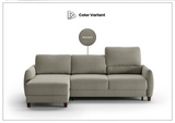 Delta 3-Seater Full XL Sectional Sofa Sleeper With Reversible Chaise-SOFABED