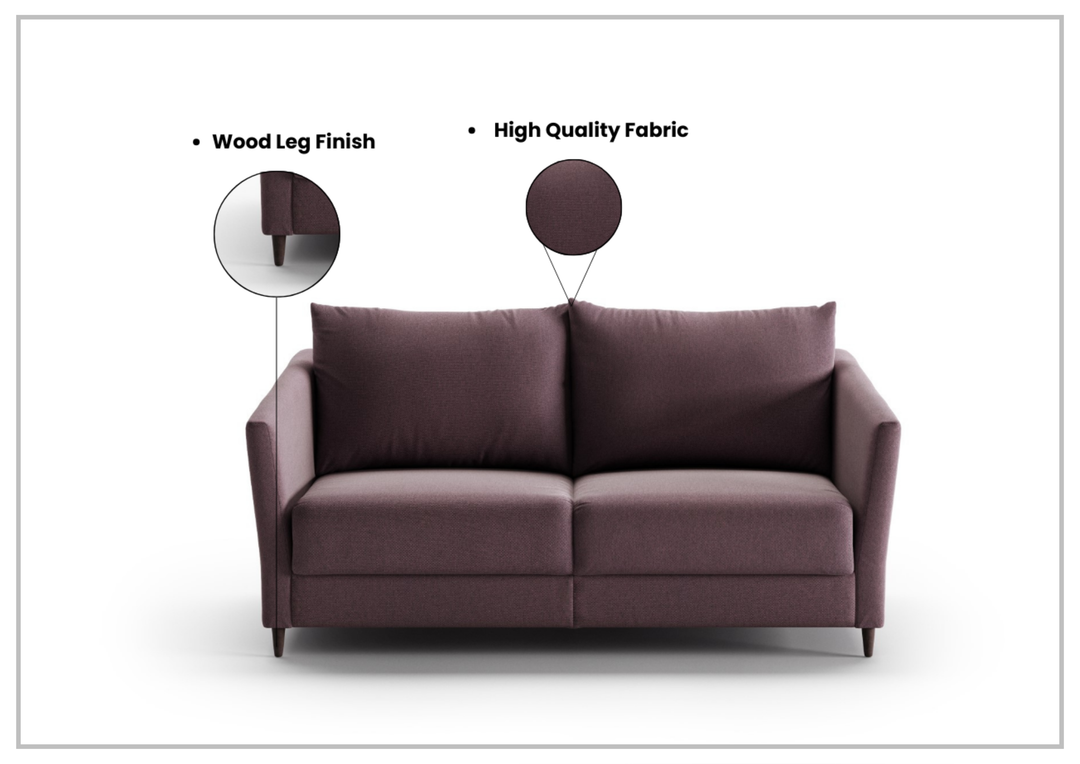 Luonto Erika Fabric Sofa Sleeper With Nest Mechanism-SOFABED