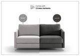 Elfin Queen Chair Sleeper Sofa with Chrome or Wood Legs-SOFABED