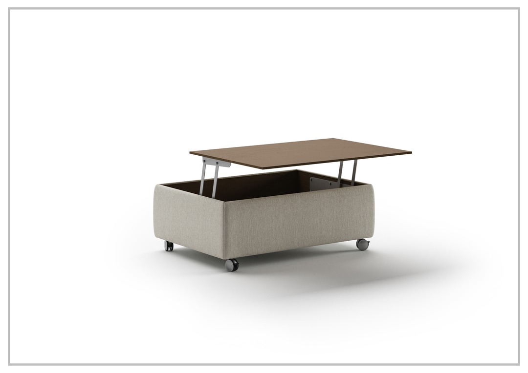 Functional Coffee Table with Casters-SOFABED