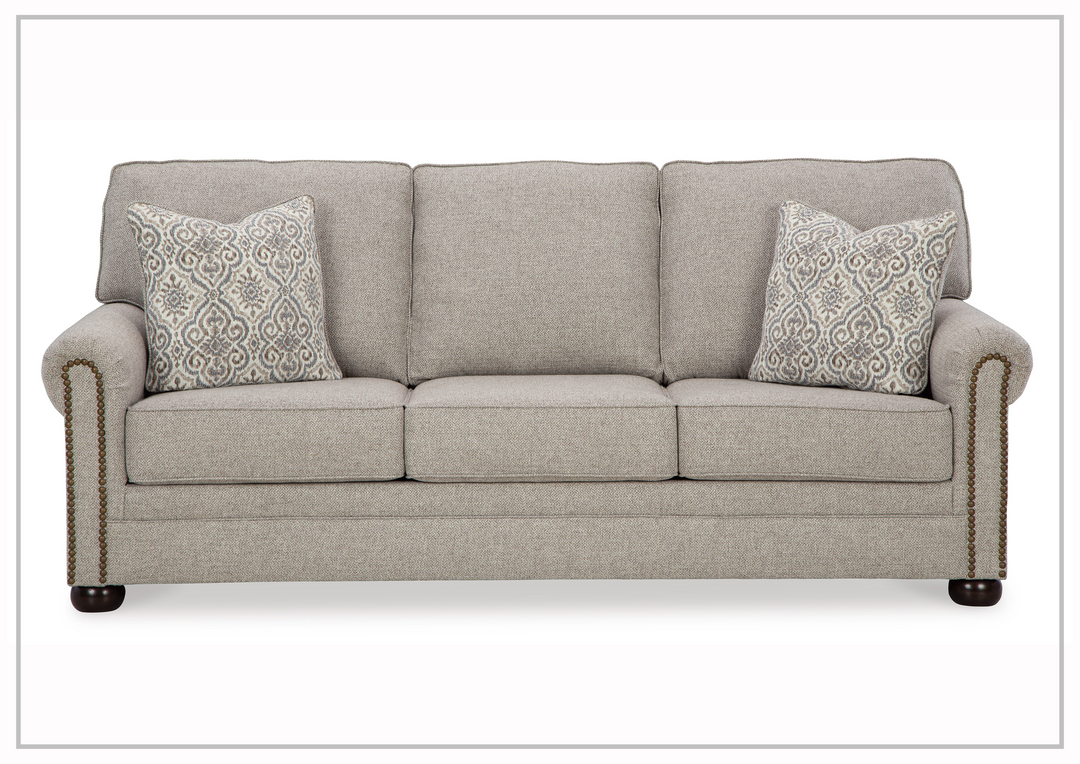 Gio Italia Garrison Fabric 3-Seater Queen Sleeper Sofa