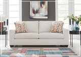 Gio Italia Amalfi Queen Fabric Sleeper Sofa with Accent Pillows