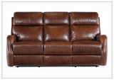 Hooker Furniture Harlan Zero Gravity Power Recliner Leather Sofa