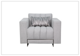 Klaussner Talento Tufted Accent Chair with Sleek Track Arms