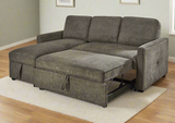 Kyle Fabric L-Shape Sectional with Chaise and Storage-Sofabed