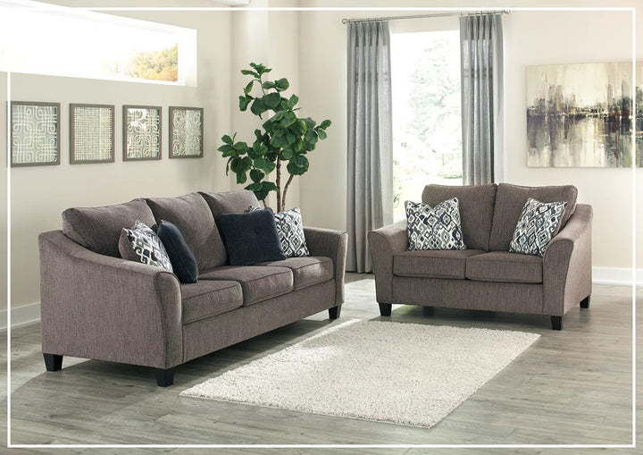 Namoli Sofa Sleeper in Slate-Sleeper Sofas-SOFABED