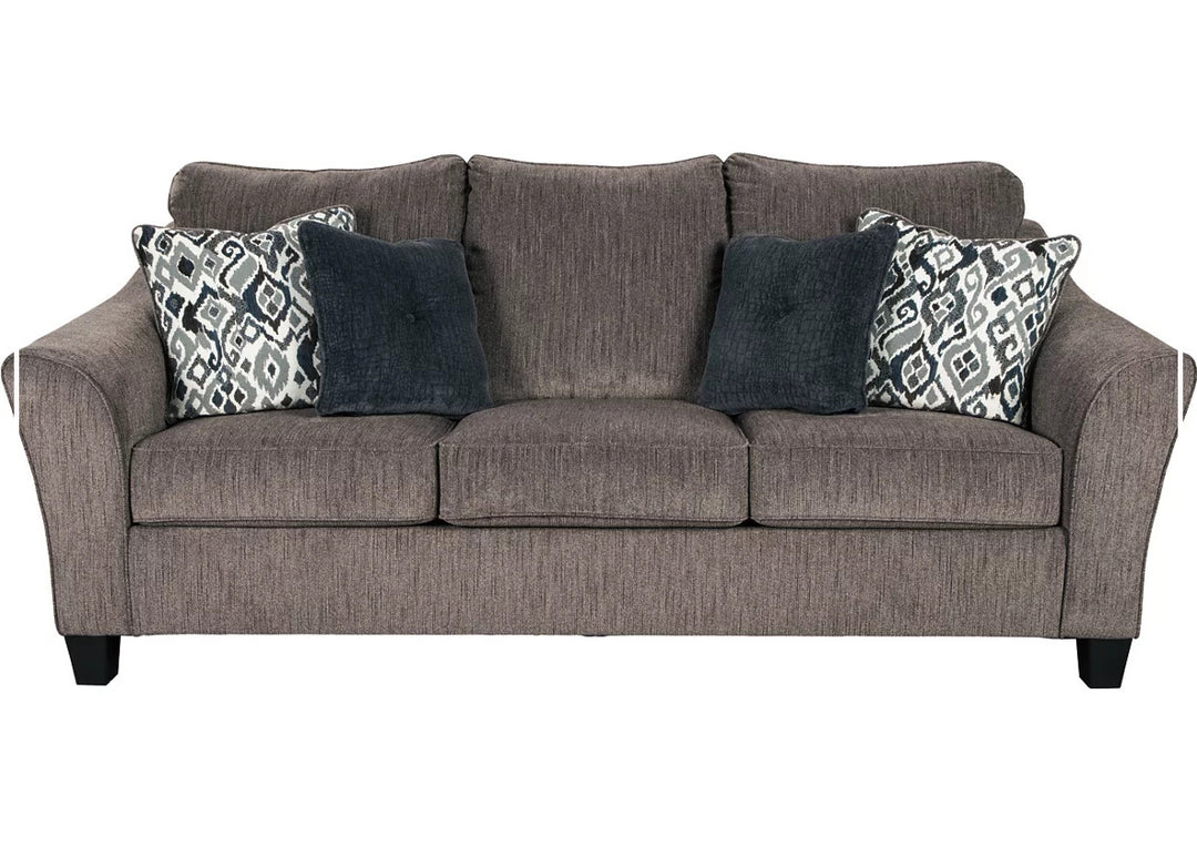 Namoli Sofa Sleeper in Slate-Sleeper Sofas-SOFABED